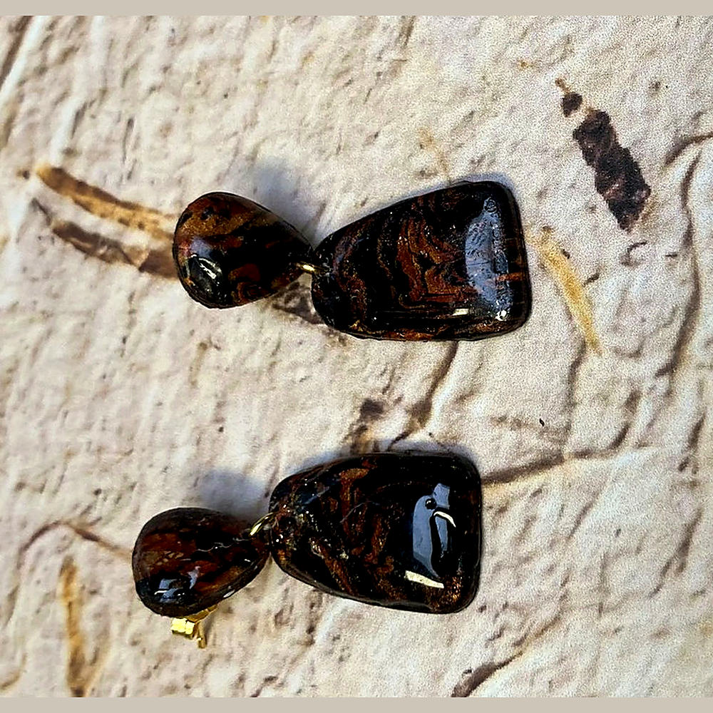 Boucles B110 — Boucles d’oreilles fait main SoClô Atelier