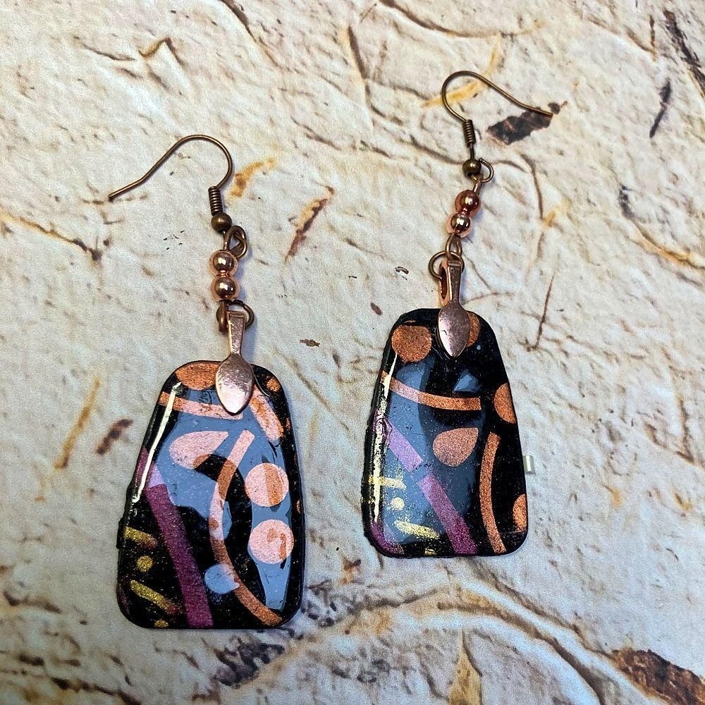 Cuivre Rosé — boucles d’oreilles fait main à Clermont-Ferrand