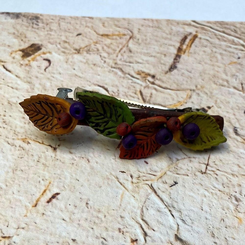 Sous-bois — Barrettes fait main SoClô Atelier
