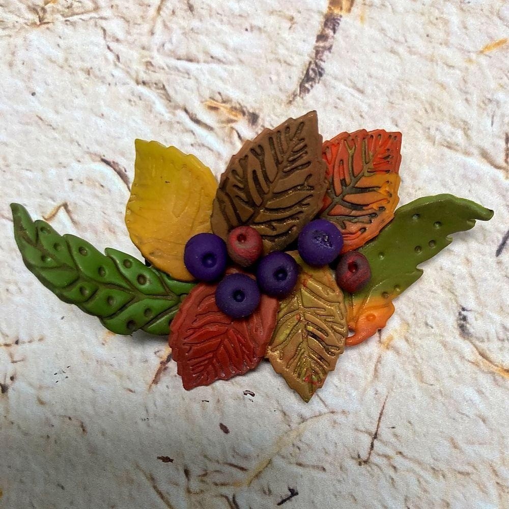 Bouquet d’automne — Broches fait main SoClô Atelier