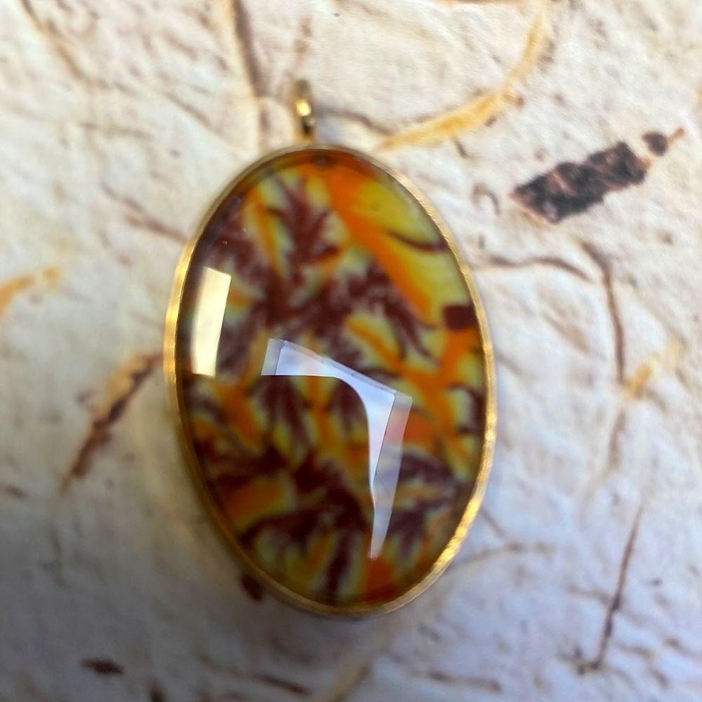 Fougère Dorée — Colliers & pendentifs fait main SoClô Atelier