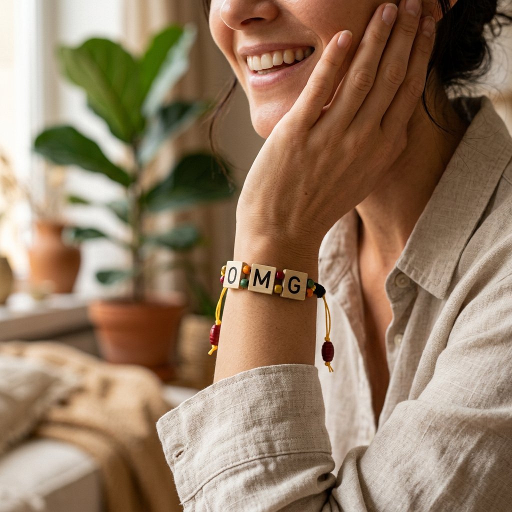 Oh my god porté — Bracelets fait main SoClô Atelier