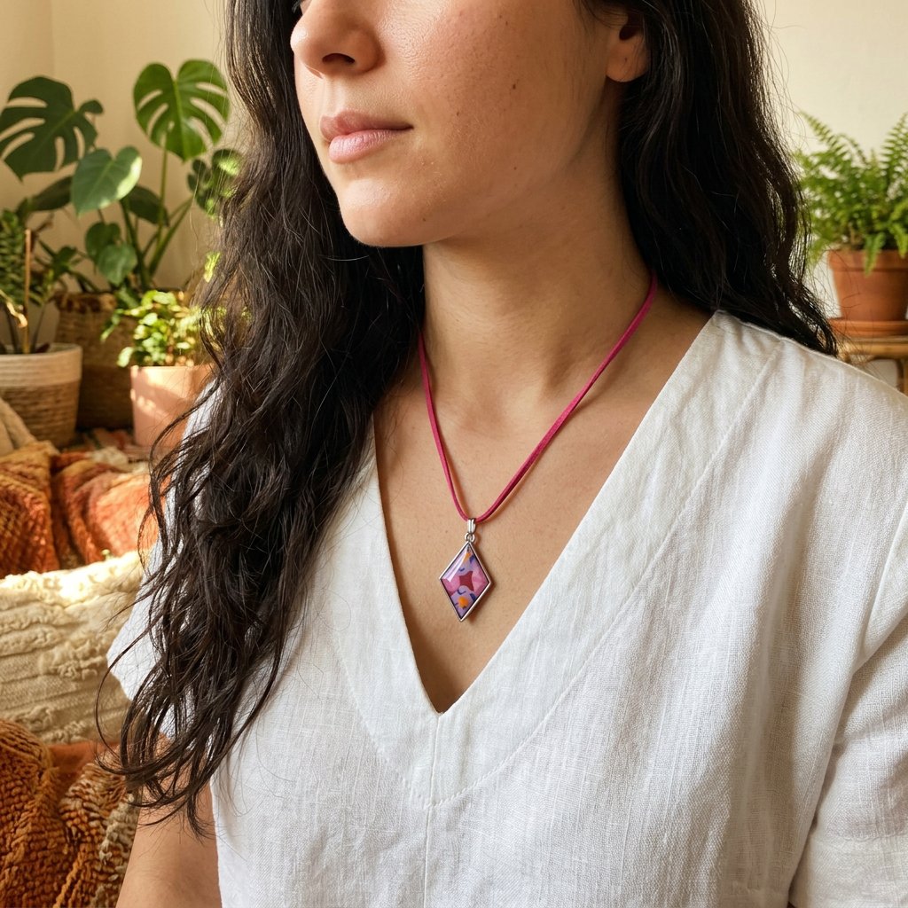 Cardinal porté — Colliers & Pendentifs fait main SoClô Atelier