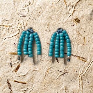Azur Bohème — boucles d’oreilles fait main à Clermont-Ferrand