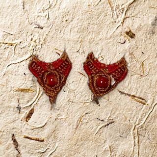 Grenadine — boucles d’oreilles fait main à Clermont-Ferrand
